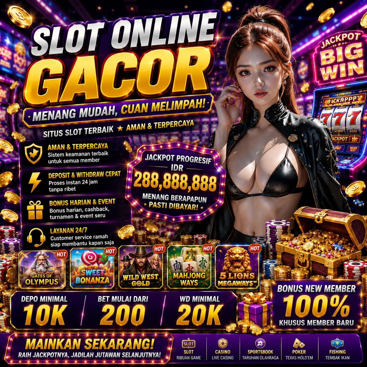 rajavegas APK — gampang dipakai